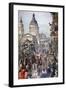 Funeral of Lajos Kossuth, Budapest, 21st March 1894-Paul Merwart-Framed Giclee Print