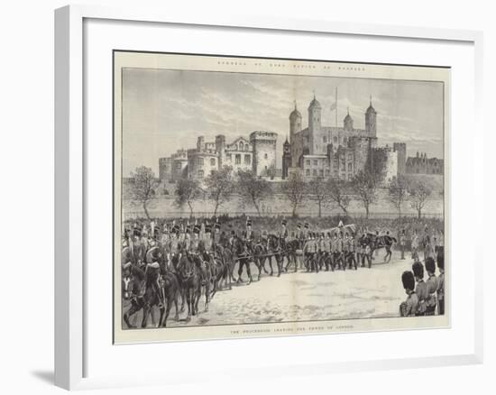 Funeral of Lord Napier of Magdala-null-Framed Giclee Print