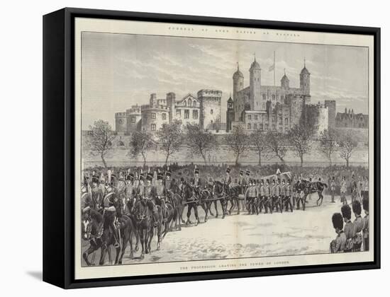Funeral of Lord Napier of Magdala-null-Framed Stretched Canvas