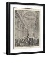 Funeral of Lord Napier of Magdala-null-Framed Giclee Print