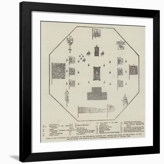 Funeral of Lord Nelson-null-Framed Giclee Print