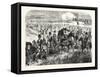 Funeral of Lord Raglan in the Crimea. the Crimean War, 1855. 1855-null-Framed Stretched Canvas
