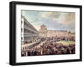 Funeral of Ludwig Van Beethoven in Vienna, 29th March 1827-Franz Stober-Framed Giclee Print