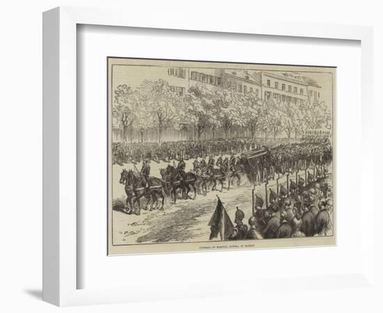 Funeral of Marshal Concha, at Madrid-null-Framed Giclee Print