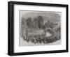 Funeral of Mr Braidwood, the Late Chief of the London Fire Brigade, in Abney-Park Cemetery-null-Framed Giclee Print