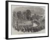 Funeral of Mr Braidwood, the Late Chief of the London Fire Brigade, in Abney-Park Cemetery-null-Framed Giclee Print