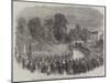 Funeral of Mr Braidwood, the Late Chief of the London Fire Brigade, in Abney-Park Cemetery-null-Mounted Giclee Print
