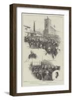 Funeral of Mr Bright at Rochdale-Henry Charles Seppings Wright-Framed Giclee Print