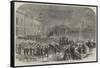 Funeral of Mr Lorimer, the Dean of Guild, at Edinburgh-null-Framed Stretched Canvas