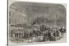 Funeral of Mr Lorimer, the Dean of Guild, at Edinburgh-null-Stretched Canvas