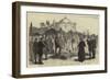 Funeral of Mr Mcgahan at Constantinople, General Skobeleff at the Grave-null-Framed Giclee Print