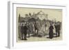 Funeral of Mr Mcgahan at Constantinople, General Skobeleff at the Grave-null-Framed Giclee Print