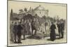 Funeral of Mr Mcgahan at Constantinople, General Skobeleff at the Grave-null-Mounted Giclee Print