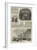Funeral of Mr O'Connell-null-Framed Giclee Print
