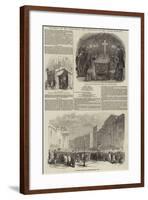 Funeral of Mr O'Connell-null-Framed Giclee Print