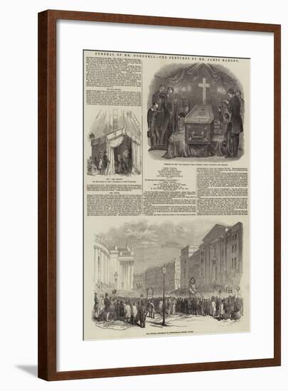 Funeral of Mr O'Connell-null-Framed Giclee Print