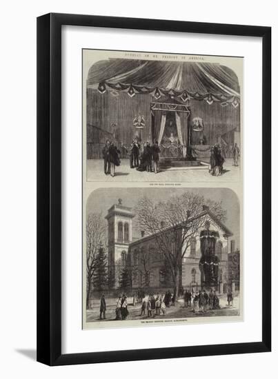 Funeral of Mr Peabody in America-null-Framed Giclee Print