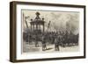 Funeral of President Garfield, Funeral Car Waiting to Receive the Coffin-William Heysham Overend-Framed Giclee Print