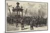 Funeral of President Garfield, Funeral Car Waiting to Receive the Coffin-William Heysham Overend-Mounted Giclee Print