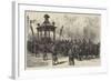 Funeral of President Garfield, Funeral Car Waiting to Receive the Coffin-William Heysham Overend-Framed Giclee Print