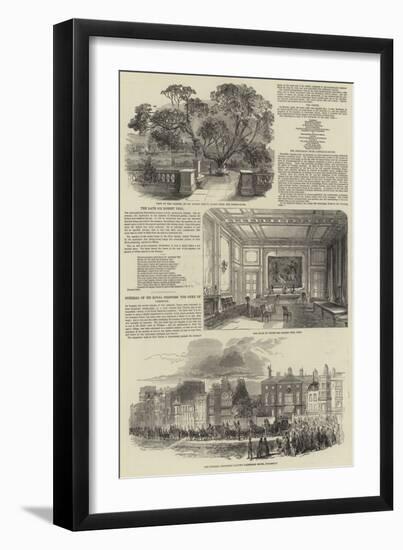 Funeral of Robert Peel-null-Framed Giclee Print