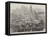 Funeral of Rossini at Paris-null-Framed Stretched Canvas