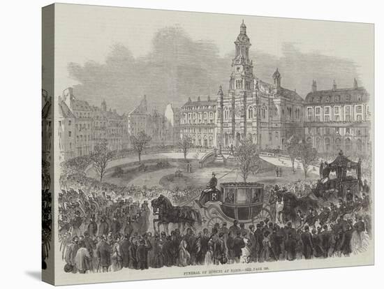 Funeral of Rossini at Paris-null-Stretched Canvas