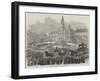 Funeral of Rossini at Paris-null-Framed Giclee Print