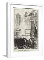 Funeral of Senor Fortuny at Rome-null-Framed Giclee Print