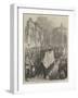Funeral of Sir John Burgoyne in St Peter's Church at the Tower-null-Framed Giclee Print