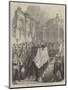 Funeral of Sir John Burgoyne in St Peter's Church at the Tower-null-Mounted Giclee Print