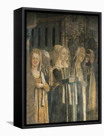 Funeral of St Bernardino, 1461-1480-Benedetto Bonfigli-Framed Stretched Canvas