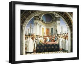 Funeral of St. Fina, 1475-Domenico Ghirlandaio-Framed Giclee Print