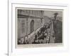 Funeral of the Centenarian Patriarch Sophronios-null-Framed Giclee Print