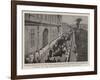 Funeral of the Centenarian Patriarch Sophronios-null-Framed Giclee Print