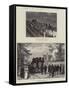 Funeral of the Comte De Paris at Weybridge-William 'Crimea' Simpson-Framed Stretched Canvas