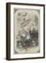 Funeral of the Duke of Sussex, 4 May 1843, the Procession in Kensal-Green Cemetery-null-Framed Giclee Print