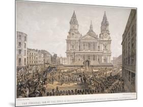 Funeral of the Duke of Wellington, St Paul's Cathedral, City of London, 18 November, 1852-Day & Son-Mounted Giclee Print