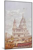 Funeral of the Duke of Wellington, St Paul's Cathedral, City of London, 18 November, 1852-George Baxter-Mounted Giclee Print