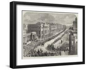 Funeral of the Duke of Wellington-null-Framed Giclee Print