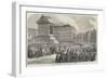 Funeral of the Duke of Wellington-null-Framed Giclee Print