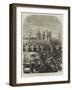 Funeral of the Emperor of Russia, Removal of the Body to the Church of St Peter and St Paul-null-Framed Giclee Print