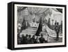 Funeral of the Empress of Russia at St. Petersburg-null-Framed Stretched Canvas