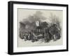 Funeral of the Late Archbishop of Canterbury, the Procession at Addington-Myles Birket Foster-Framed Giclee Print