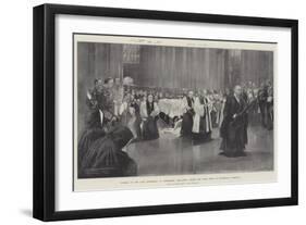 Funeral of the Late Archbishop of Canterbury-Thomas Walter Wilson-Framed Giclee Print