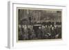 Funeral of the Late Charles Robert Darwin in Westminster Abbey-null-Framed Giclee Print