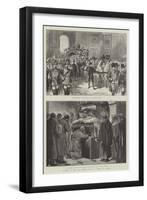 Funeral of the Late Crown Prince of Austria at Vienna-null-Framed Giclee Print