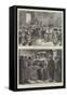 Funeral of the Late Crown Prince of Austria at Vienna-null-Framed Stretched Canvas