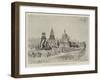 Funeral of the Late Czar, Procession Passing Through Lubianski Square, Moscow-Melton Prior-Framed Giclee Print