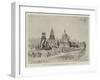 Funeral of the Late Czar, Procession Passing Through Lubianski Square, Moscow-Melton Prior-Framed Giclee Print